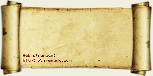 Sara Stojmenović vizit kartica